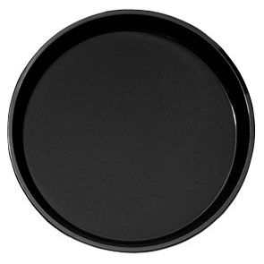11" Round Polytread Tray - Black