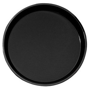 11" Round Polytread Tray - Black