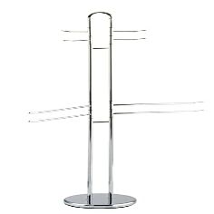 Wenko 15581100 Chrome Palermo Exclusive Towel and Cloth Stand, 55.5 x 168 x 28.5 cm
