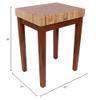 John Boos American Heritage Chef's Block Prep Table with Butcher Block Top Base Finish: Barn Red, Shelves: Not Included view 2