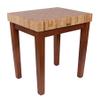 John Boos American Heritage Chef's Block Prep Table with Butcher Block Top Base Finish: Barn Red, Shelves: Not Included view 4