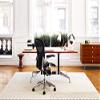 Herman Miller Aeron Tilt Limiter Task Chair, Adjustable Vinyl Arms, Graphite Frame/Carbon Classic Pellicle, Size B (Medium) view 2
