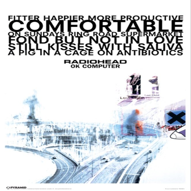 Radiohead/Ok Computer Poster MasterPoster Print, 11x17