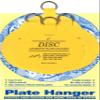 Invisible English Disc Adhesive Large Plate Hanger Set (4-4 Inch Hangers) view 1