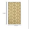 SAFAVIEH Chelsea Collection Runner Rug - 2'6" x 10', Ivory & Green, Hand-Hooked French Country Wool, Ideal for High Traffic Areas in Living Room, Bedroom (HK376A) view 2