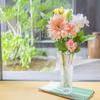 Aderia F-70420 Clear 01. Small Crystal Orchid Pattern Vase, Small view 2
