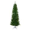 Vickerman 8.5' x 40" Salem Pencil Pine Artificial Christmas Tree with 859 PVC Tips, Metal Hinged Branches, and Metal Tree Stand view 1