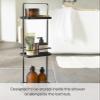 YAMAZAKI Home Tower Bath Rack - Bathroom Shower Storage Holder, Caddy Shelf Organizer - Large, 26" - Steel - view 2