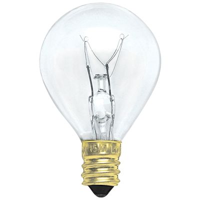 25 Watt Clear 120V Candelabra (E12) Base S11 Sign Bulb (25S11/2C)