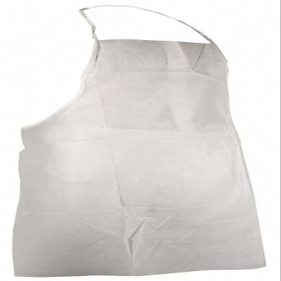 Cellucap Bib Apron, PP, 36x28, White, PK100