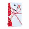 Maruai Ki-595R Congratulatory Bag, Longevity, Wedding Anniversary Celebration, Flower Knot, Red and White, 1 Piece view 1