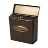 Gibraltar Mailboxes Designer Locking Medium Capacity Galvanized Steel Venetian Bronze, Wall-Mount Mailbox, DMVKGV04 view 3