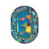 Joy Carpets Let The Children Come 10'9" x 13'2" Oval Area Rug in Color Multi view 1