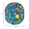 Joy Carpets Let The Children Come 10'9" x 13'2" Oval Area Rug in Color Multi view 2