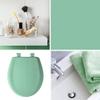 Bemis Classic Colors Slow Close Toilet Seat, Easy Clean Hinges and Durable Plastic Seat, Made in USA, Round, Ming Green view 3