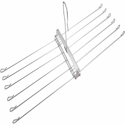 Shimomura Planning 26608 Towel Hanger, 12 Sheets Together, Made in Japan, Durable Stainless Steel, Space Saving, Foldable, Stored, Bathroom Drying, Indoor and Outdoor Use, Laundry Dryer, Tsubamesanjo