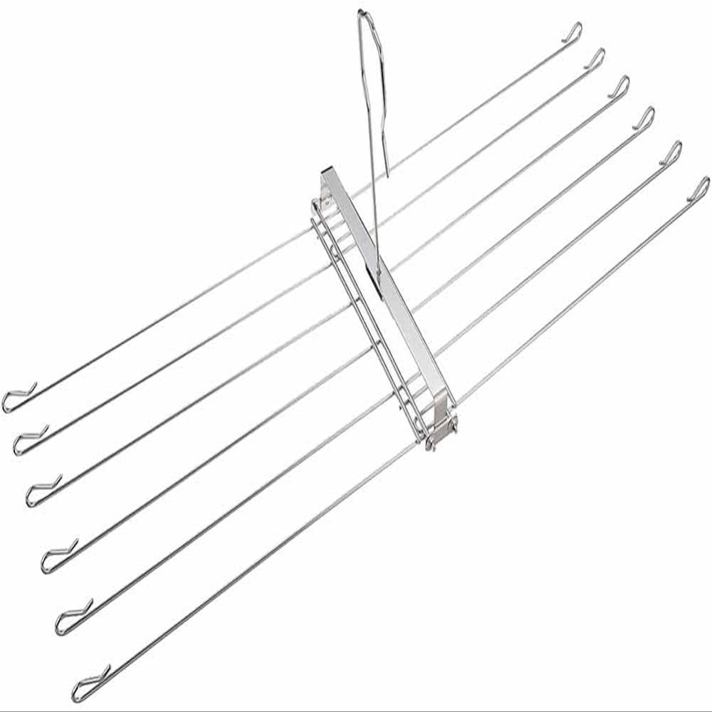 Shimomura Planning 26608 Towel Hanger, 12 Sheets Together, Made in Japan, Durable Stainless Steel, Space Saving, Foldable, Stored, Bathroom Drying, Indoor and Outdoor Use, Laundry Dryer, Tsubamesanjo