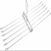 Shimomura Planning 26608 Towel Hanger, 12 Sheets Together, Made in Japan, Durable Stainless Steel, Space Saving, Foldable, Stored, Bathroom Drying, Indoor and Outdoor Use, Laundry Dryer, Tsubamesanjo view 1