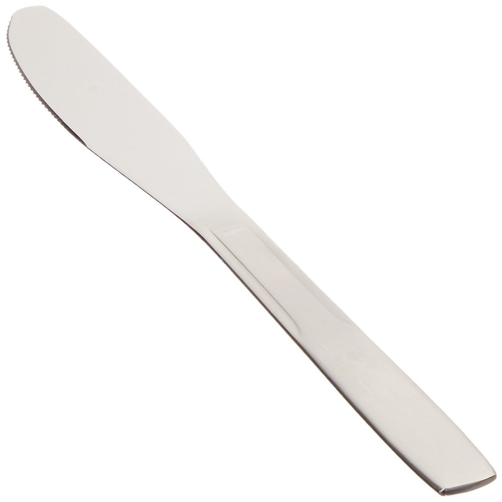 Winco 12-Piece Manhattan Dinner Knife Set, 18-0 Stainless Steel