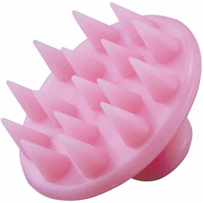 Shampoo Scalp Massage - Silicom Brush (pink) by Shimomura