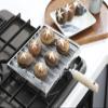 Shimomura Kihan 26694 Grilled Grill, Made in Japan, For Gas Stoves, Long Fire, Charcoal Grill, Fish, Vegetables, Mochi, Roasted Eggplant view 4