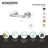 Kingston Brass BA2718PB Milano Toilet Paper Holder, Polished Brass,9-1/4" Length view 2