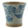  Kutani N703-06 Japanese Kiln Slightly Luxurious Wide Foam Beer Cup, 11.8 fl oz (350 cc), Dyed Round Crest Camellia view 1