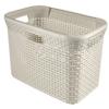 Curver Style 45 Litre Laundry Basket, Vintage White view 1