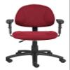 BOSS Office Products Perfect Posture Delux Fabric Task Chair with Adjustable Arms in Burgundy (B316-BY) view 3