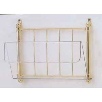 Allied Precision Industries Universal Wall Mounted Magazine Rack Finish: Antique Bronze