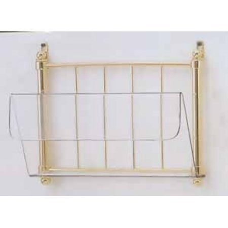 Allied Precision Industries Universal Wall Mounted Magazine Rack Finish: Antique Bronze