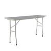 Correll 18"x72" Commercial Duty Folding Table, Gray Granite High Pressue Laminate Top, 3/4" Core (CF1872PX-15) view 4