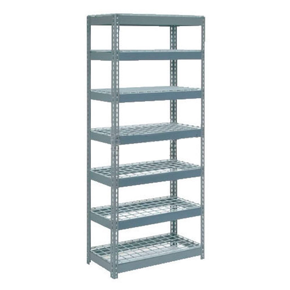 Global Industrial Boltless Extra Heavy Duty Shelving 36" W x 12" D x 96" H, 7 Shelves, Wire Deck