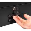Global Industrial Counter Top CRT Security Computer Cabinet, Black, 24-1/2"W x 22-1/2"D x 27"H view 4