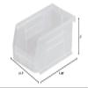 Bin [Set of 24] Color: Clear, Size: 3" H x 4.13" W x 7.38" D view 3
