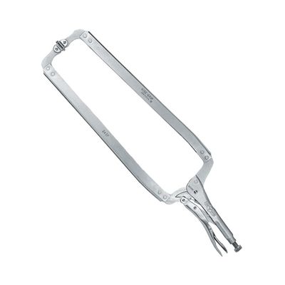 Vise Grip VGP24SP Plain Handle Alloy Steel Locking C-Clamp, Silver, 605 mm