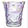 Aderia 7971 Glass Vase, Flower Vase, Diameter 5.3 x Height 9.3 inches (13.4 x 23.5 cm), Pink, Made in Japan view 1