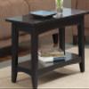 Alaterre Furniture Shaker Cottage Bench with Shelf, 36" W, Charcoal Gray view 2