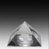 ASFOUR CRYSTAL 54-90 3.77 L x 3.38 H in. Crystal Pyramid - Cleopatra Egyptian Figurines view 1