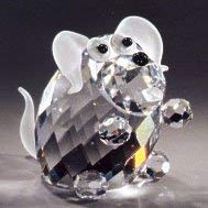 ASFOUR CRYSTAL 693-50 1.65 L x 1.57 H in. Crystal Dog Animals Figurines