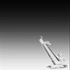ASFOUR CRYSTAL 684 2.44 L x 3.11 H in. Crystal Cat and Mouse Animals Figurines view 1