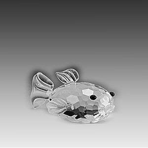 ASFOUR CRYSTAL 950-27 1.96 L x 1.22 H in. Crystal Fish Sea Figurines