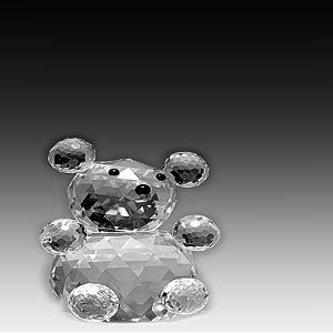 Asfour Crystal 642-40 2.16 L x 1.25 H in. Crystal Bear Animals Figurines