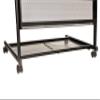 Signworld Mobile Literature Magazine Rack Brochure Holder 4 shelf view 2