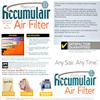 16X20X1 (15.75 x 19.75)Accumulair Platinum 1-Inch Filter (MERV 11) (4 Pack) view 2