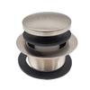 Westbrass D3322-20 1-1/2" NPSM Tip-Toe Bathtub Drain Plug - Coarse Thread, Stainless Steel view 1