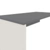 Bestar Connexion Return Table, 60W, Slate & Sandstone view 3