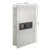 In-Wall Safe - Home or Business Safe with LED Keypad and 2 Manual Override Keys - Protects Cash, Jewelry, Passports, and More by Paragon Safes (Cream) view 3