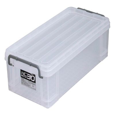 JEJ Astage Storage Box, Made in Japan, NC Box #30, Stackable, (W x D x H): 13.4 x 28.1 x 7.1 inches (34 x 71.5 x 18 cm)