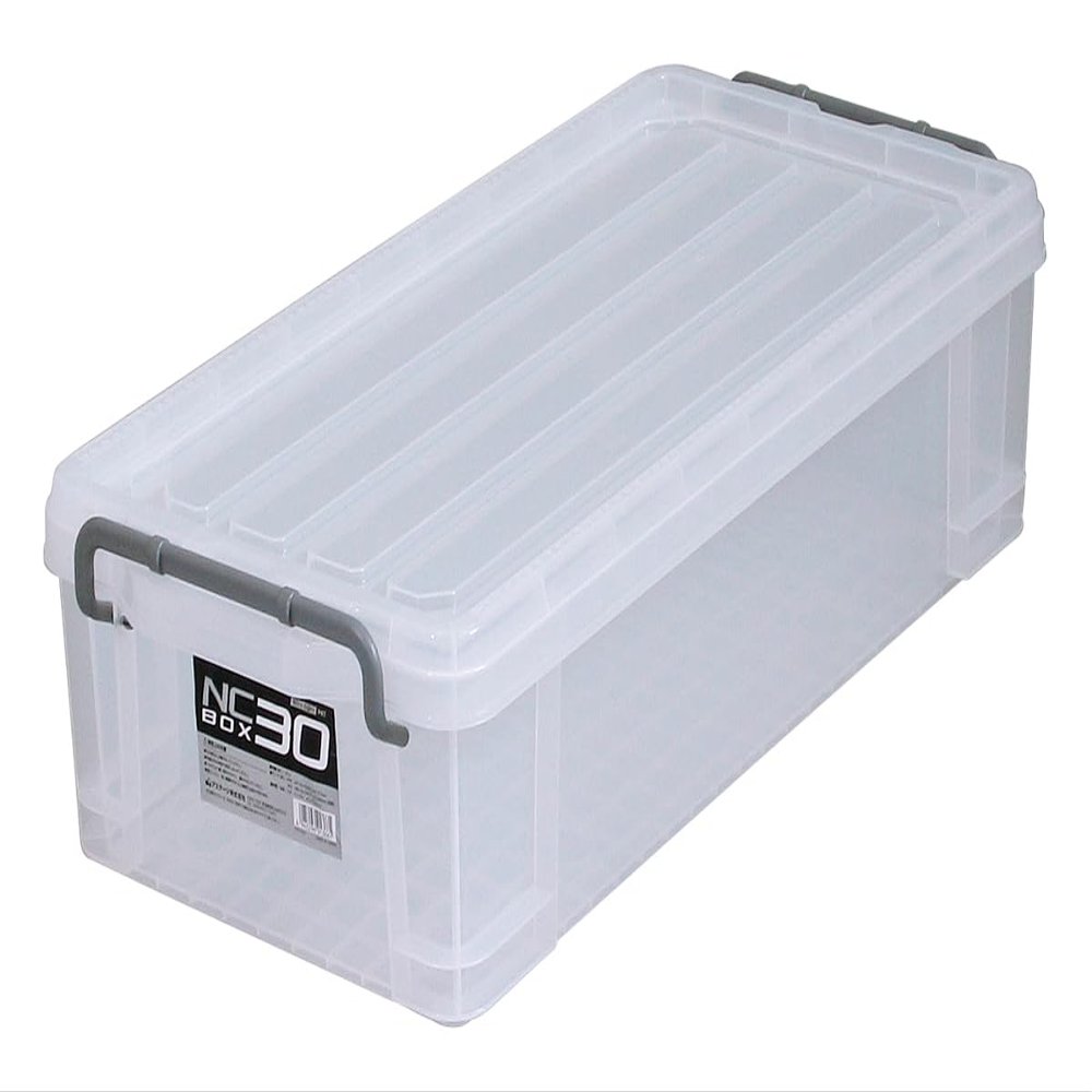 JEJ Astage Storage Box, Made in Japan, NC Box #30, Stackable, (W x D x H): 13.4 x 28.1 x 7.1 inches (34 x 71.5 x 18 cm)